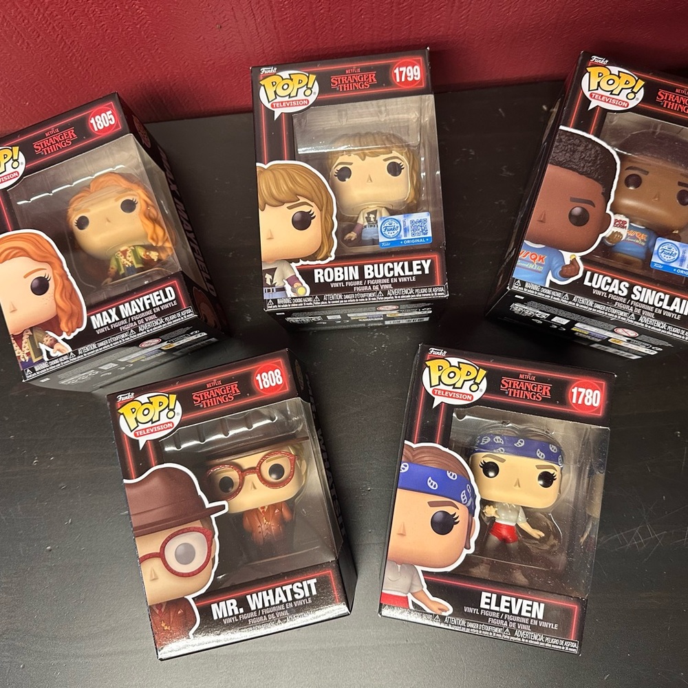 Stranger Things Funko Pop! Lot of 5 - Brand New In Box Never Opened - See Photos